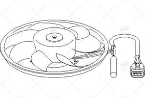 1341155262 12647 FAN MOTORU KLIMA VE DAVL. VECTRA B