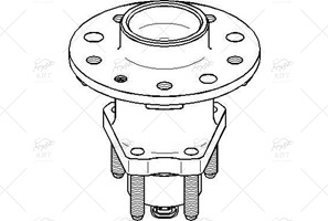 1604002 TEKER PORYASI ARKA 5 BIJON VECTRA B ASTRA G