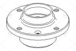 6K9501477 TEKER PORYASI ARKA CADDY-INCA 96-