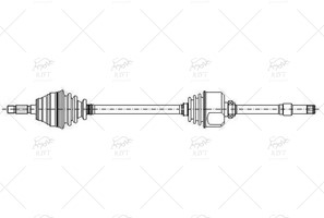 8200169291 AKS KOMPLE SAG TRAFIC II-VIVARO 1.9 F9Q