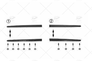 8545Q8 MP0437 KAPI BANDI ON SAG 206 PEUGEOT