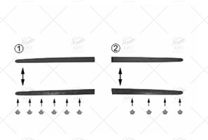 8546E6 MP0440 KAPI BANDI SOL ARKA 206 PEUGEOT