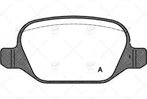 FB84114-FREN BALATASI ARKA 05-> 1.9JTD 1.9D DOBLO