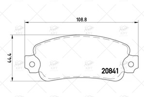 TNC297-FREN BALATASI ON GDB297 U60 UNO