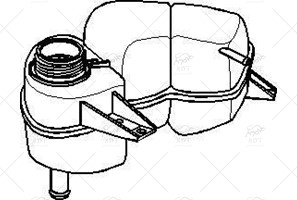 2007109 RADYATOR EK DEPOSU ASTRA F 1.4-1.6