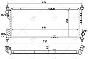 1300151 SU RADYATORU COMBO B DZL