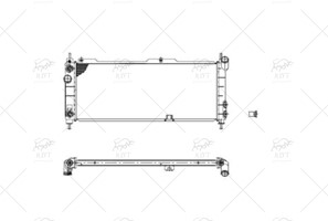 1300152 SU RADYATORU CORSA TIGRA KLIM.