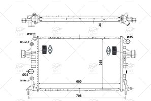 1300197 SU RADYATORU ASTRA G 2.0 DTL