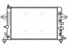 1300266 SU RADYATORU ASTRA H Z16XE