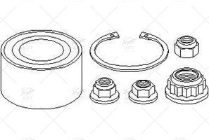 1J0498625 TEKER RULMANI ON GOLF4-BORA-A3-LEON-TOLEDO-TT 97-04