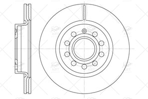 1K0615301S FREN DISKI ON GOLF5-JETTA-CADDY3 280*22*49,5mm