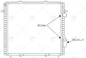 6006000712 SU RADYATORU EXPRESS 1.9 F8Q