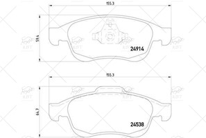 TNC1520-FREN BALATASI ON K9K-DUSTER-K9K-K4M-FLUENCE-MGN III-K9K LODGY-DOKKER-H5F CAPTUR