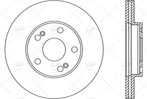 7701205841 FREN DISKI ON LAGUNA I-SAFRANE 2.0 115 (5 DELIK)