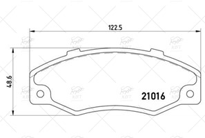 TNC903-FREN BALATASI ON GDB903 CONCORDE R21TXE R21C
