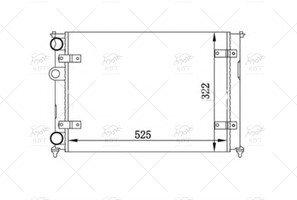 6K0121253K UM2101 SU RADYATORU CORD-IBIZA-POLO CLASSIC-INCA 1.4-1.6 AFH AFT